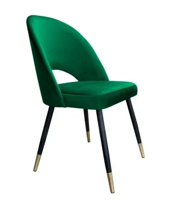 Krzesło ISKAR VELVET GOLD zielone