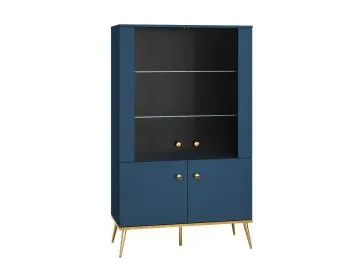 Witryna niska BLU granatowa