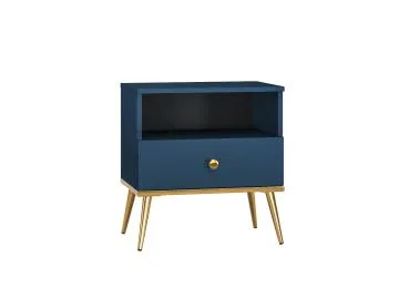 Szafka nocna BLU 1S granatowa