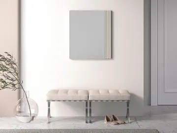Lustro prostokątne ELLEN 1F 61x53 kaszmir