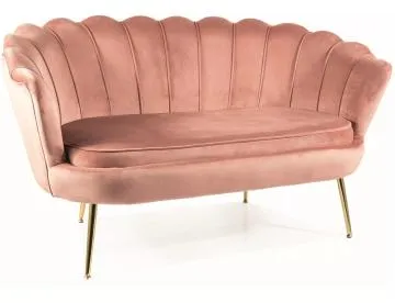 Sofa CAMELLIA 2 VELVET różowa