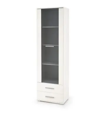 Witryna do salonu LIMA W-1 biała