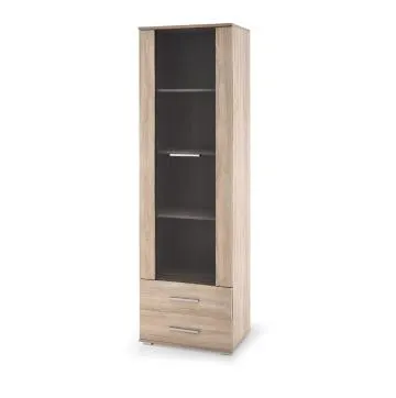 Witryna do salonu LIMA W-1 dąb sonoma
