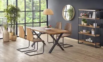 Krzesło tapicerowane K265 brązowe