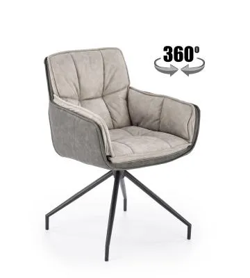 Krzesło tapicerowane K523 szare
