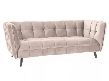Sofa CASTELLO VELVET 3 beżowa