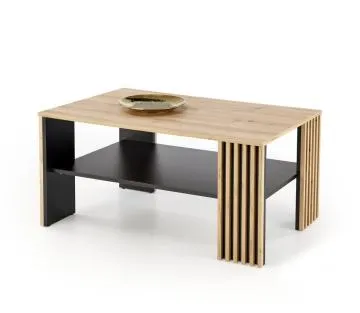 Ława FEMINA 110x65 dąb artisan/czarna - powystawowa