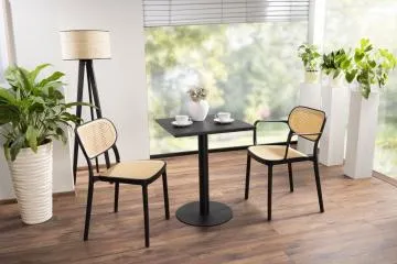 Stolik barowy PUB K 60x60 czarny