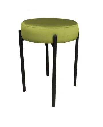 Taboret TORIN BL VELVET oliwkowy