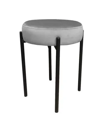 Taboret TORIN MG VELVET szary