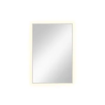 Lustro łazienkowe LUMO 90x60cm białe z oświetleniem LED