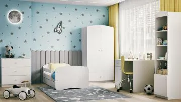 Regał BABY DREAMS biały pojedynczy