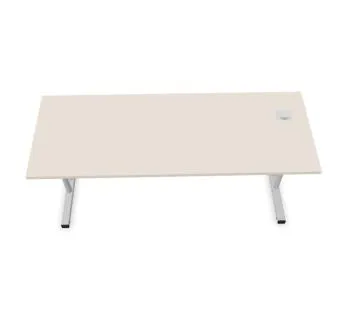 Biurko EASY SPACE C-LEG RC 160x60cm kaszmirowe
