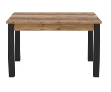 Stół rozkładany OLIN 130(175)x85 appenzeller fichte/czarny