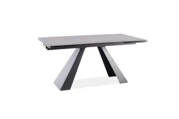 Stół rozkładany SALVADORE CERAMIC 180(260)x90 szary mat anthracite