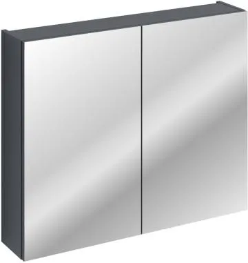 Szafka łazienkowa SANTA FE DEEP BLUE 80 cm niebieska indigo z lustrem