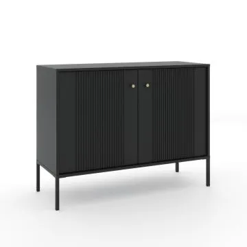 Komoda ISEO 2D 104 czarna mat