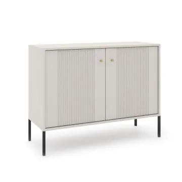 Komoda ISEO 2D 104 kaszmir mat/czarna
