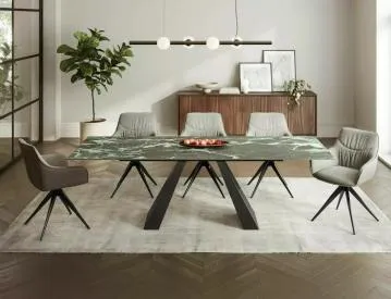 Stół rozkładany SALVADORE CERAMIC 160(240)x90 morski verde alpi