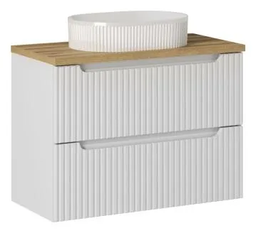 Szafka pod umywalkę NOVA WHITE 82-80-2S 80cm biała