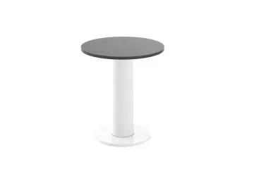 Stolik kawowy SOLO MINI ⌀60cm szary połysk/biały