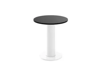 Stolik kawowy SOLO MINI ⌀60cm czarny połysk/biały