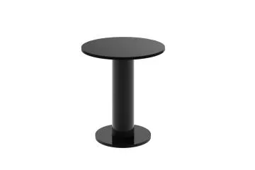 Stolik kawowy SOLO MINI ⌀60cm czarny połysk