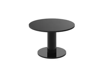 Stolik kawowy SOLO MINI ⌀80cm czarny połysk