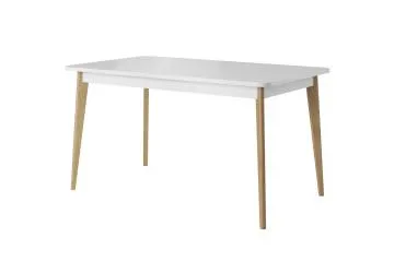 Stół rozkładany VIVIERA 140(180)x80 dąb/biały