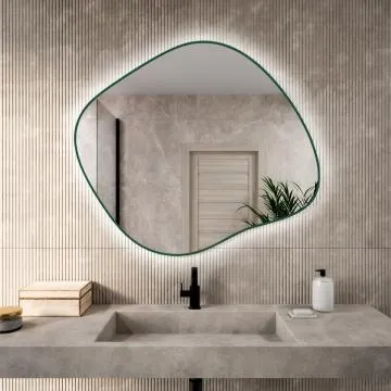 Lustro łazienkowe CLOUD COLORS LED 60x52cm kolor ramki do wyboru