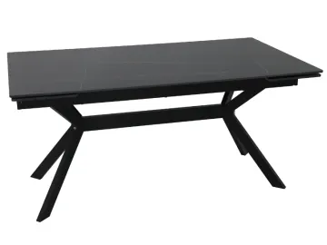 Stół rozkładany IMPERIA 180(240)x90 cm czarny mat
