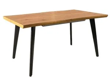 Stół rozkładany FRESNO 120(180)x80 dąb czarny