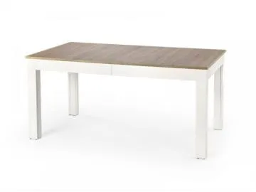 Stół SEWERYN 160(300)x90 dąb sonoma/biały rozkładany