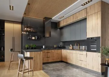Szafka pod zabudowę lodówki 60 BONO D60 LO P/L 2333 dąb złoty