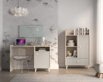 Biurko dziecięce MELLY 07 szare