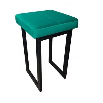 Taboret MAESTRO LOW MG VELVET morski - powystawowy