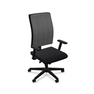 Fotel biurowy TAK TIK MESH czarny ergonomiczny