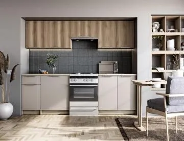 Meble kuchenne TATIANA 240 orzech/kaszmir
