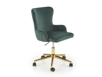 Fotel biurowy TIMOTEO VELVET zielony