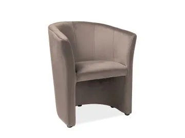 Fotel TM-1 VELVET beżowy