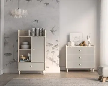 Komoda dziecięca MELLY 04 130 szara