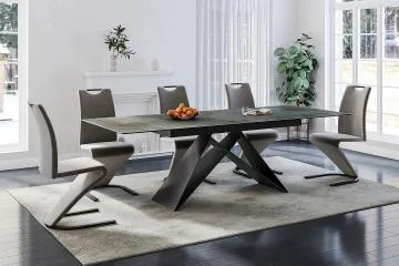 Stół rozkładany WESTIN CERAMIC 160(240)x90 turkusowy ossido verde