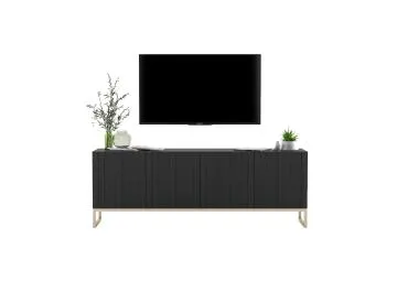 Szafka RTV TAL 150 czarna mat