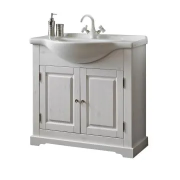 Szafka pod umywalkę ROMANTIC 861 85 cm biała