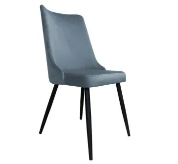 Krzesło CYPRIAN BL VELVET szare