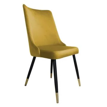 Krzesło CYPRIAN 2 VELVET GOLD musztardowe/curry