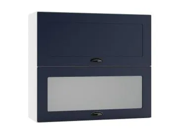 Szafka kuchenna wisząca 80 ADELE W80 GRF/2 SD granatowa mat