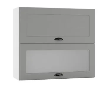 Szafka kuchenna wisząca 80 ADELE W80 GRF/2 SD szara mat
