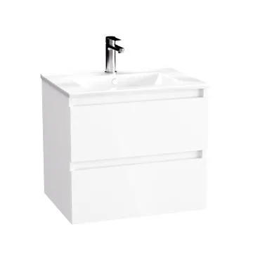 Szafka pod umywalkę ARCO 60 cm biały połysk