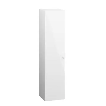 Szafka łazienkowa COCO 32 cm biały połysk wysoka